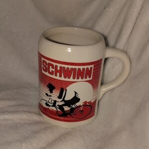 Schwinn Red and White Mug